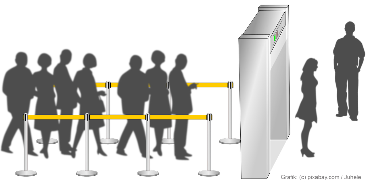 How do security x-ray machines work in airports?